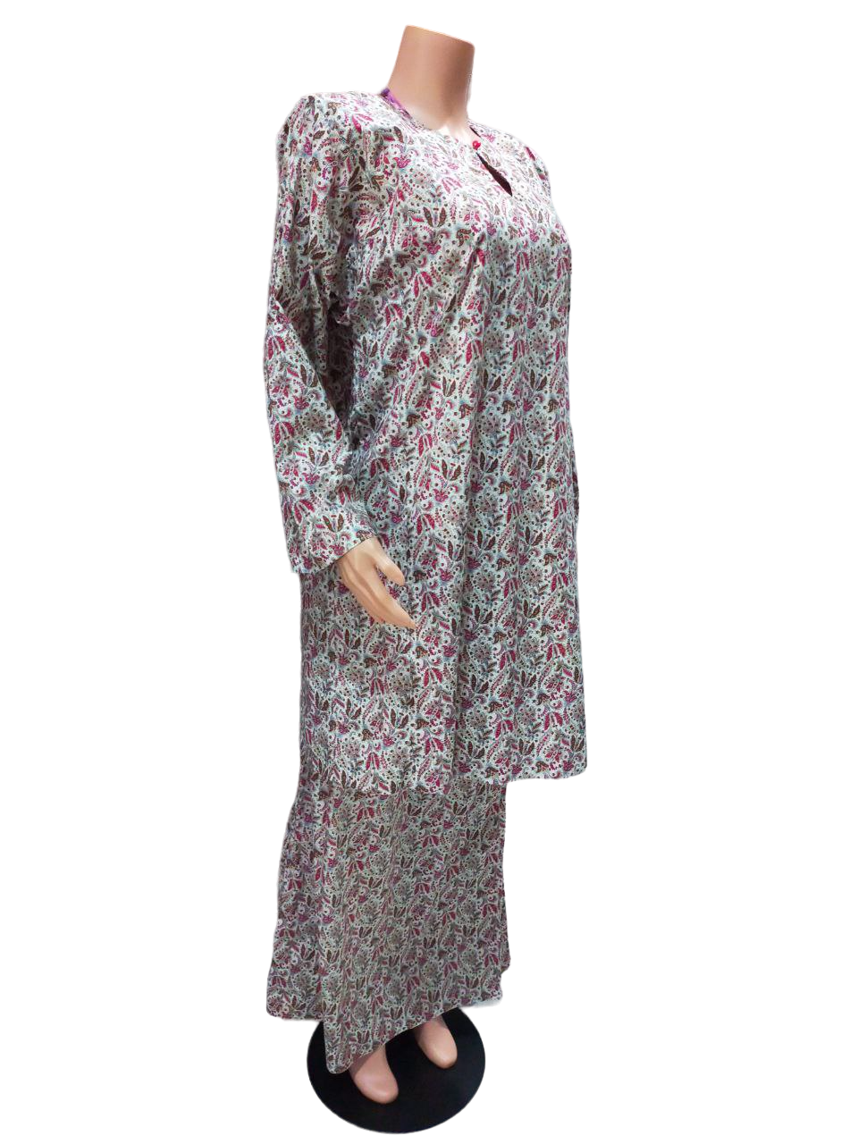 Baju Kurung Pesak Traditional Johor Merah