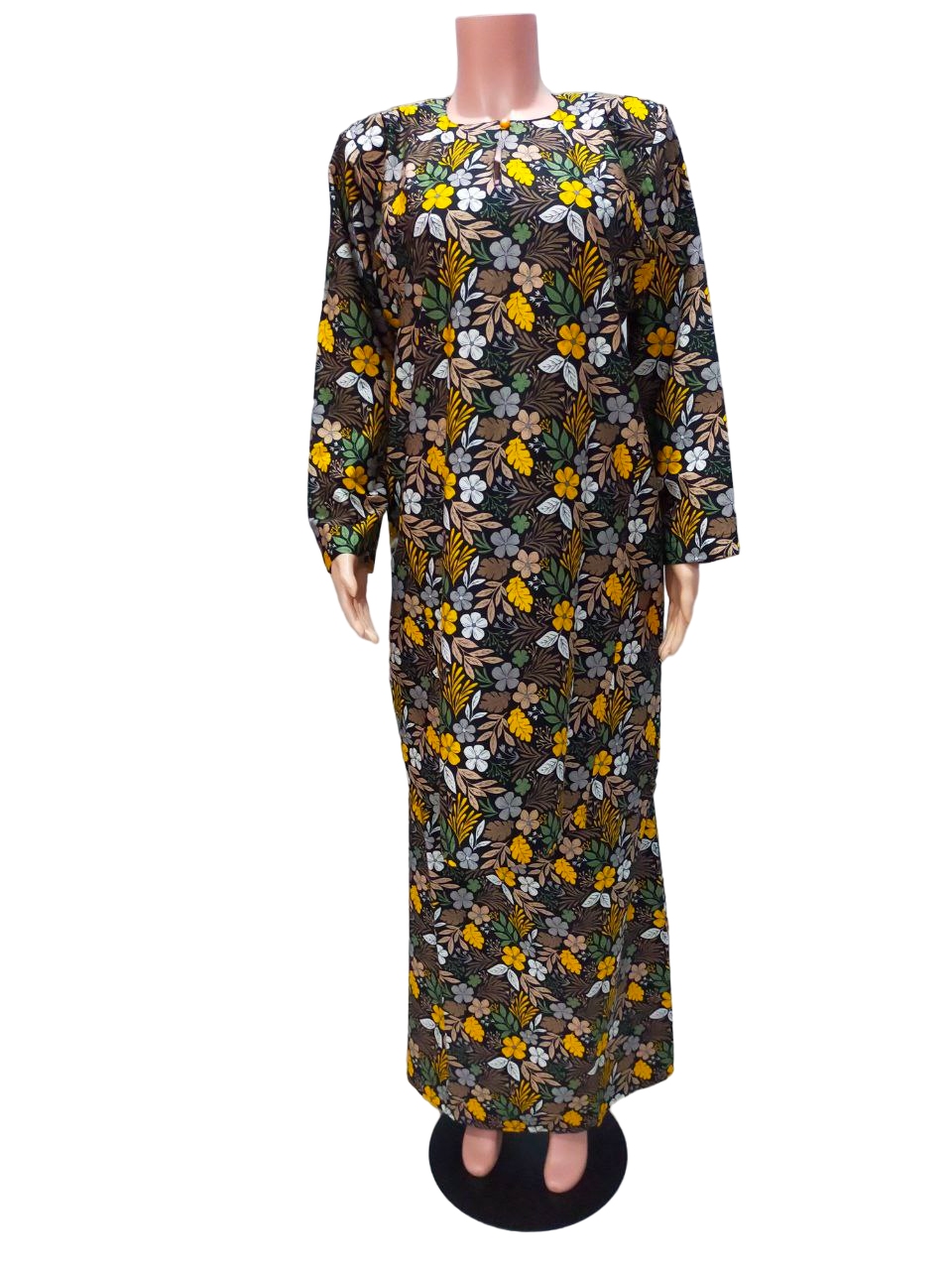 Baju Kurung Pesak Traditional Johor Kuning Emas