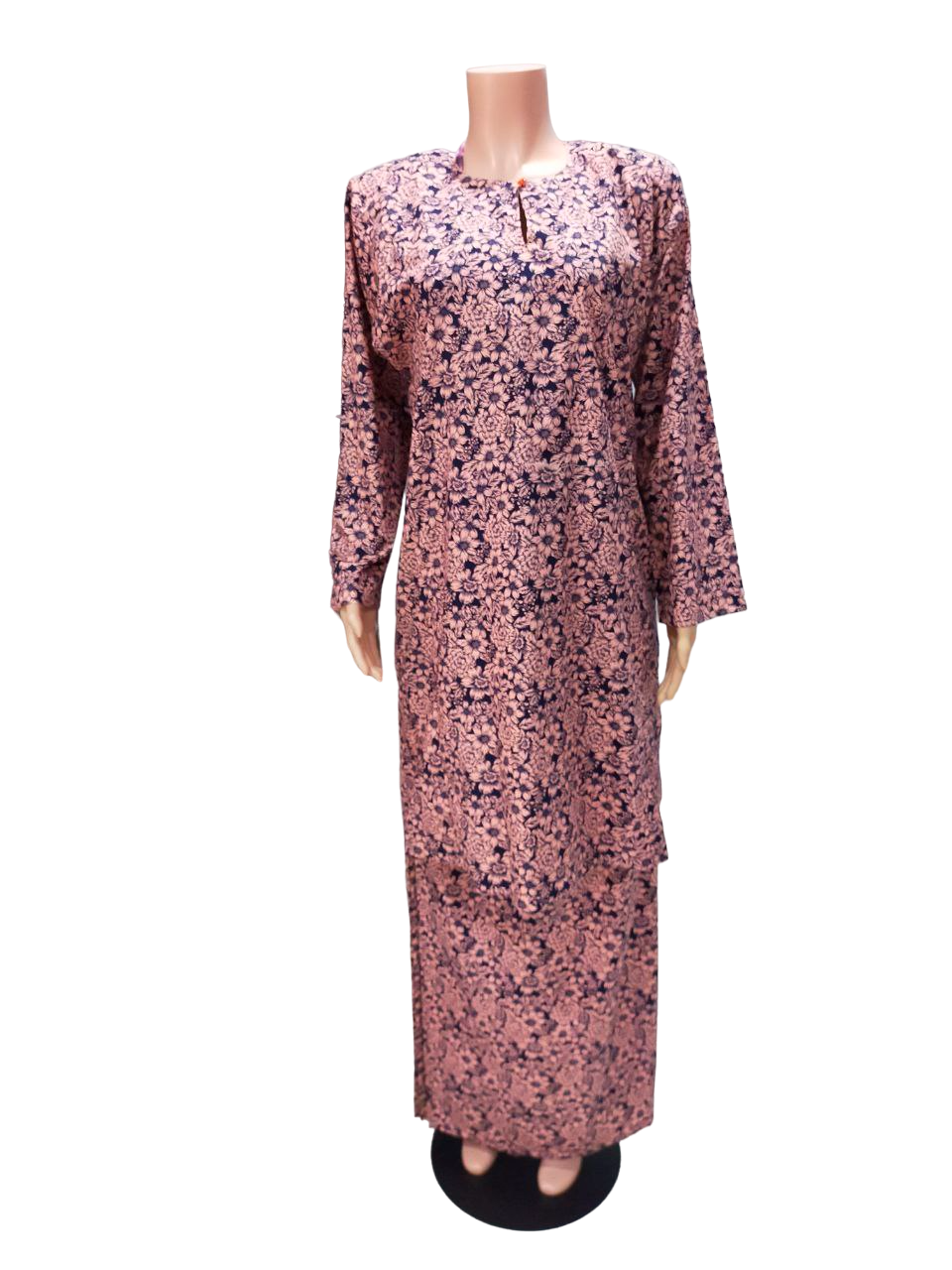 Baju Kurung Pesak Traditional Johor Brown