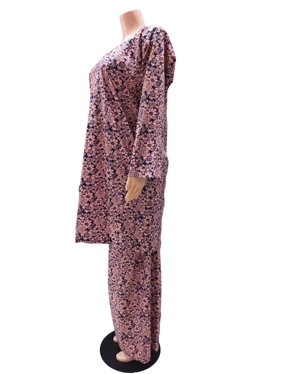 Baju Kurung Pesak Traditional Johor Brown