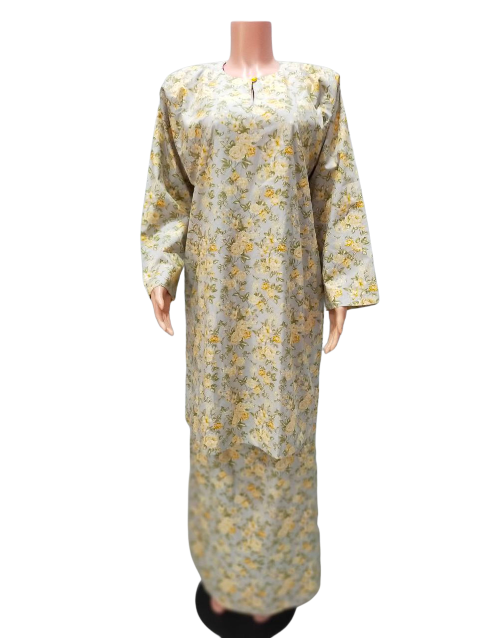 Baju Kurung Pesak Traditional Johor Kuning
