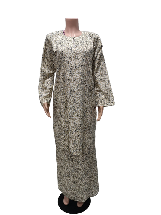 Baju Kurung Pesak Traditional Johor Kuning Almond