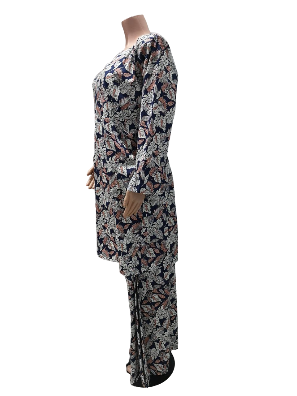 Baju Kurung Pesak Traditional Johor Silver Pink