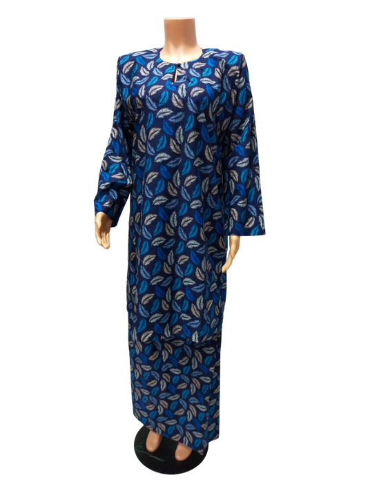 Baju Kurung Pesak Traditional Johor Biru