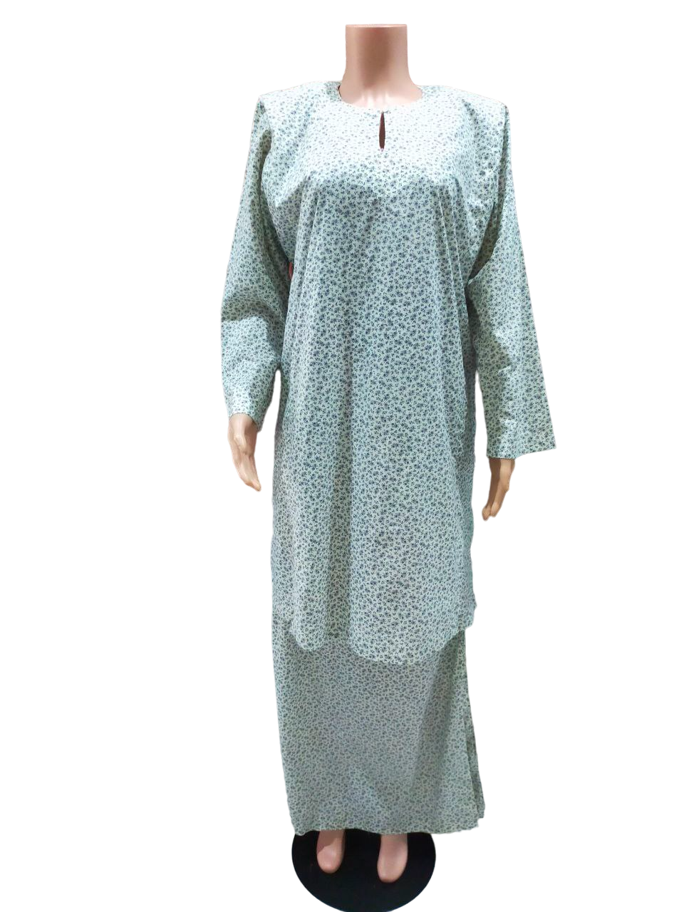 Baju Kurung Pesak Traditional Johor Biru