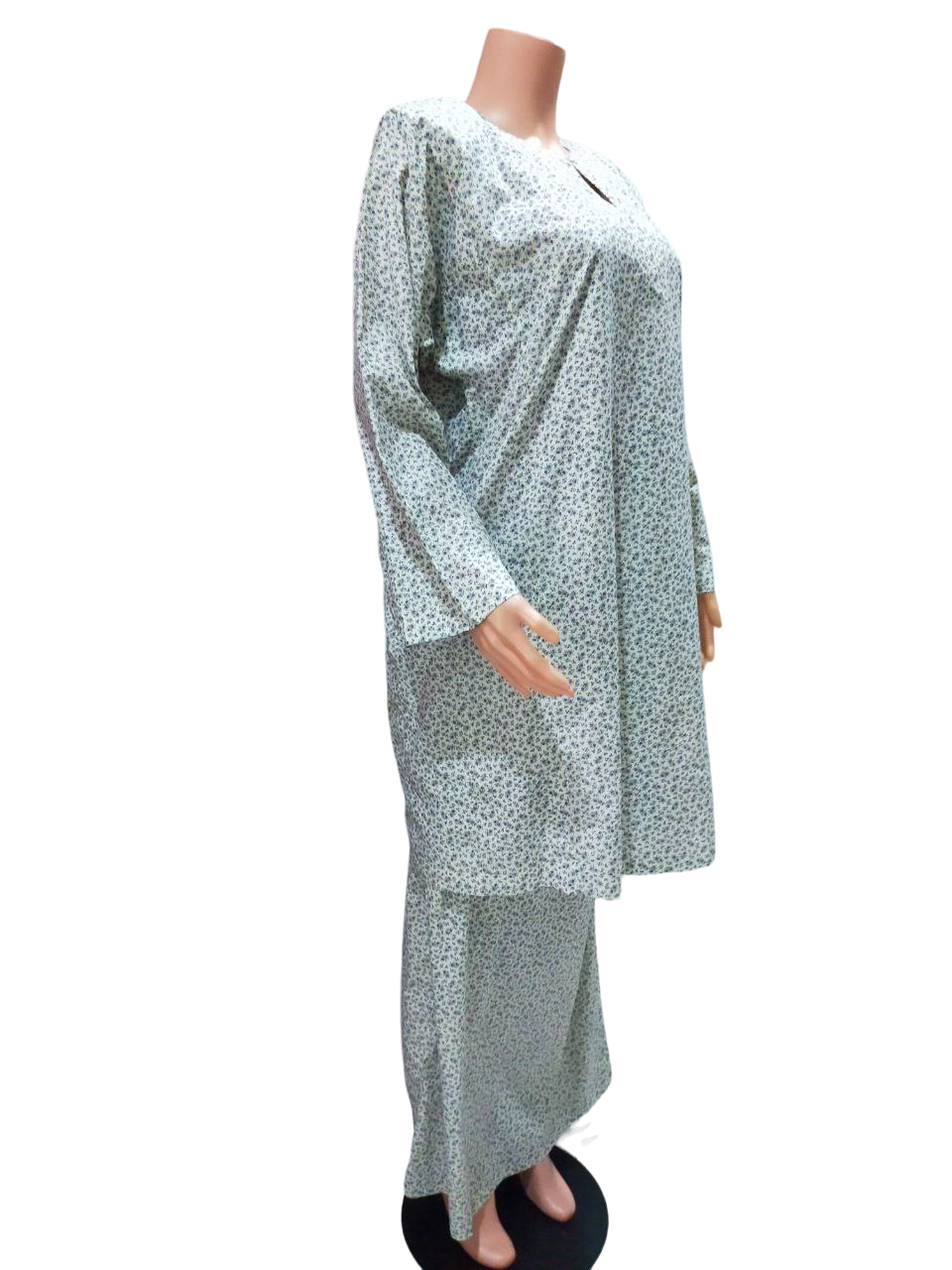 Baju Kurung Pesak Traditional Johor Biru