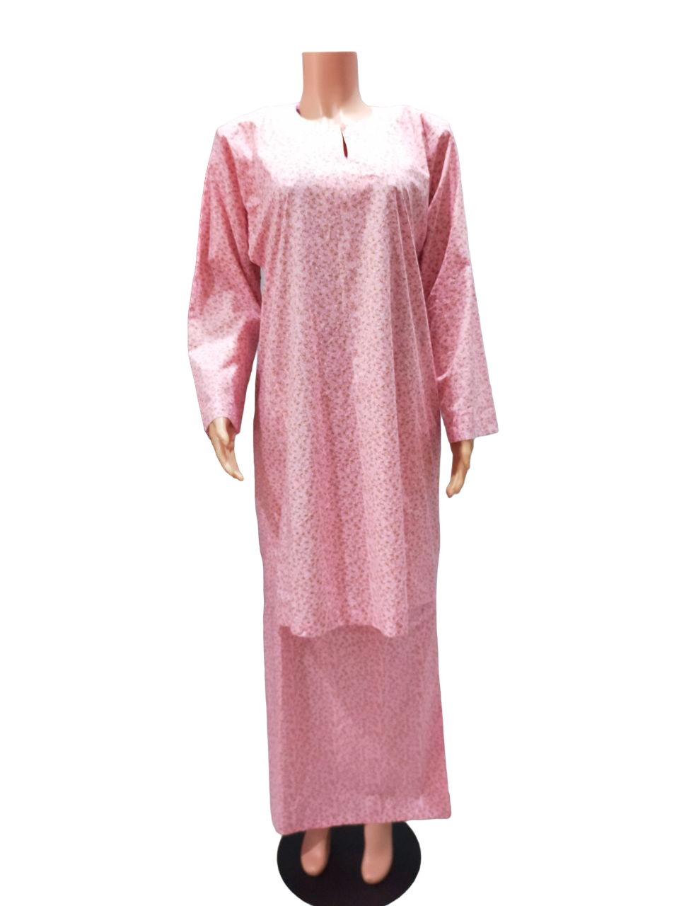 Baju Kurung Pesak Traditional Johor Pink